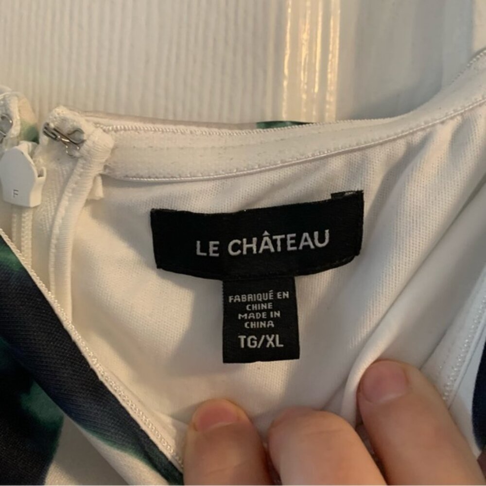 NWOT Le Chateau Floral Off Shoulder Dress with Pockets - Picture 7 of 11